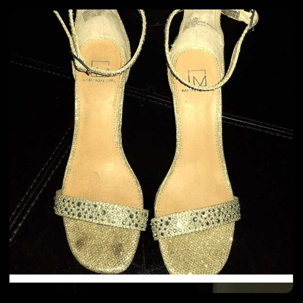 Material Girl Blair Silver Shoes